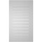 Ekena Millwork Vertical Surface Mount PVC Gable Vent: Functional, w/ 3-1/2"W x 1"P Standard Frame, 22"W x 38"H GVPVE22X3801SF - alternate 4